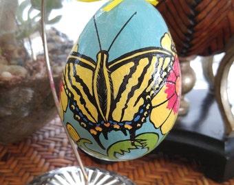 Egg - Hand Painted Swallowtail butterfly egg