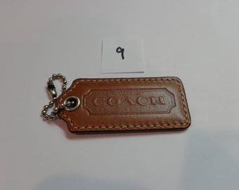 Coach British Tan Leather replacement hangtag