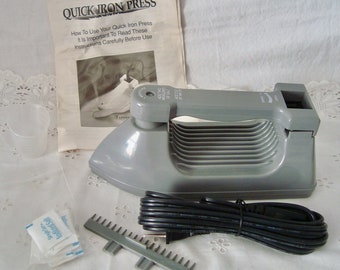 Vintage Unused QUICK IRON PRESS Steam Press