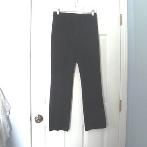 Vintage Women&#39;s RELATIVITY Black, Casual Stretch Pants Size 8 - Waist 29&quot;; Inseam 29 1/2&quot;