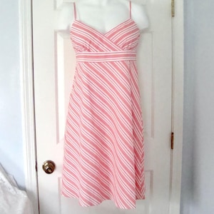 open lace back dress Red stripe Caroline Jumper dress  Zandy Zoos Clothes & Shoes LLC