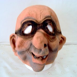 Vintage 1982 DON POST STUDIOS Mask - Full Face Adult Bandit or Convict Mask