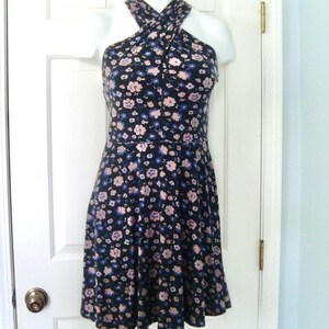 Vintage Women&#39;s FREE PEOPLE Buttery Soft Sleeveless Floral Print Dress Size M - Excellent, Like New Condition