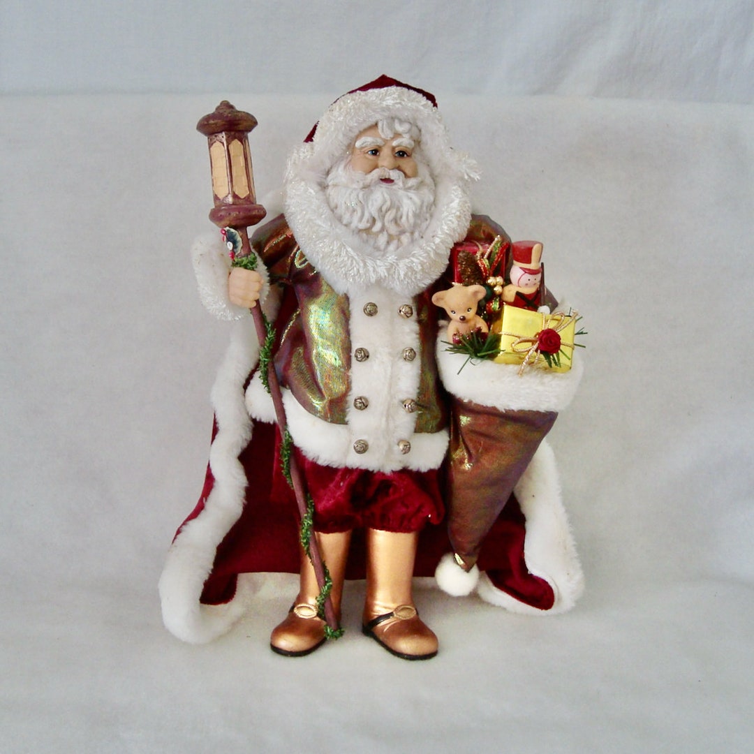 1996 Vintage 13 Free Standing Santa Figure by SANDY Etsy