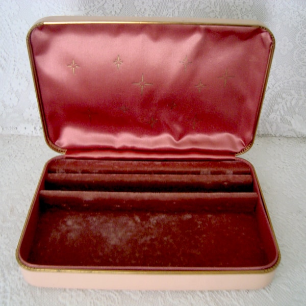 Vintage FARRINGTON "Genuine Texol" Unisex Jewelry Box or Jewelry Case