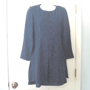 cotton prairie dress Vintage 90s Collared Cotton Midi Prairie Dress (L)