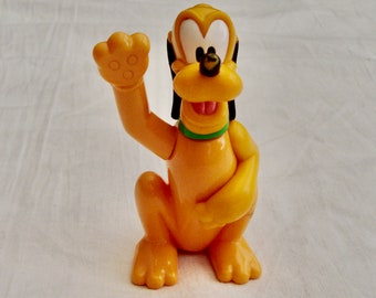 Vintage 2003 DISNEY'S PLUTO Playmate Toys Hard Plastic 4" Baby Rattle