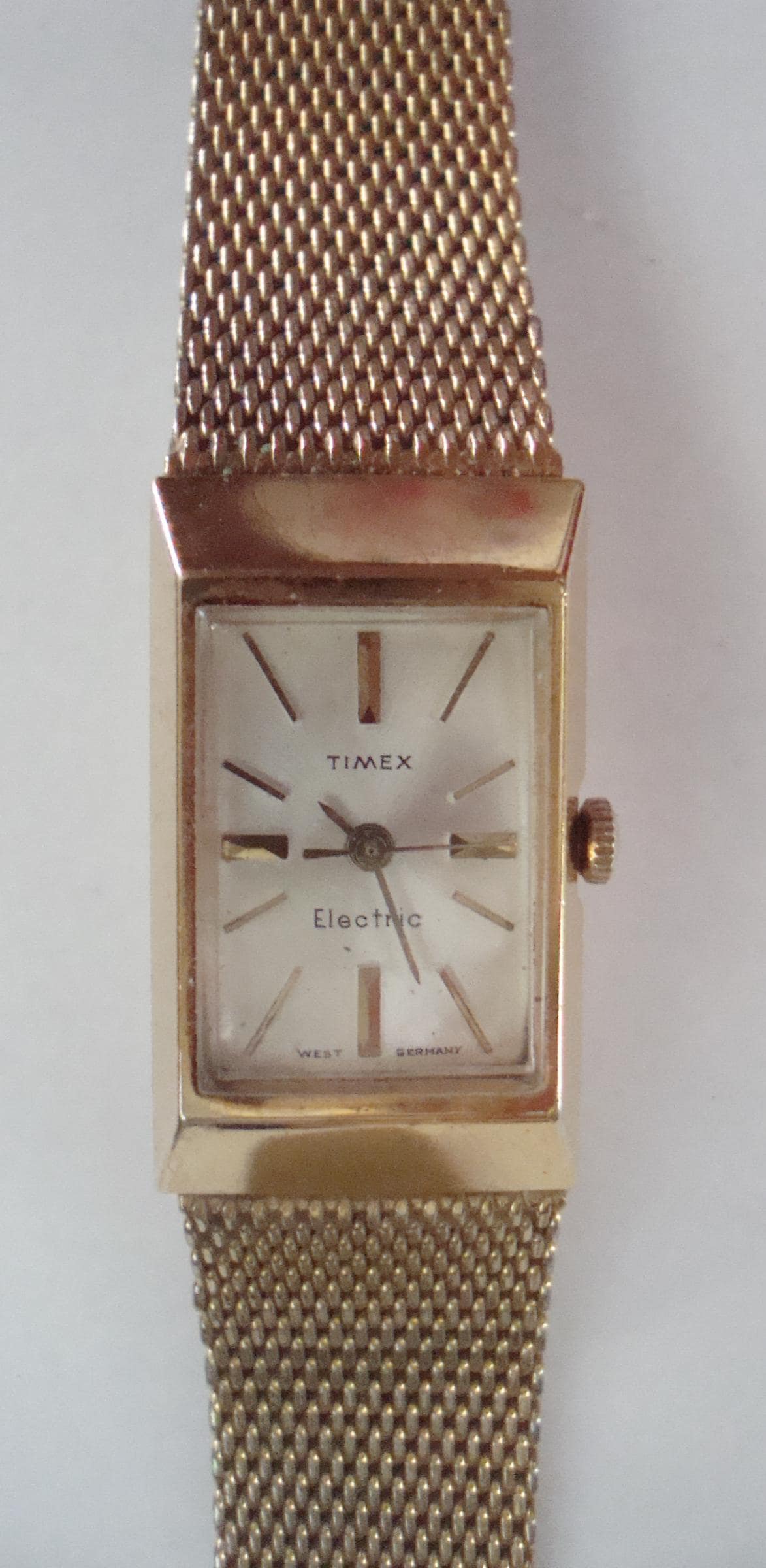 Vintage Timex Electric Watch Model 67 1963 Backset Mint Dial