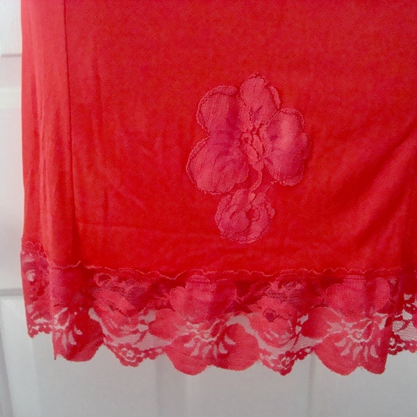Red Half Slip Etsy