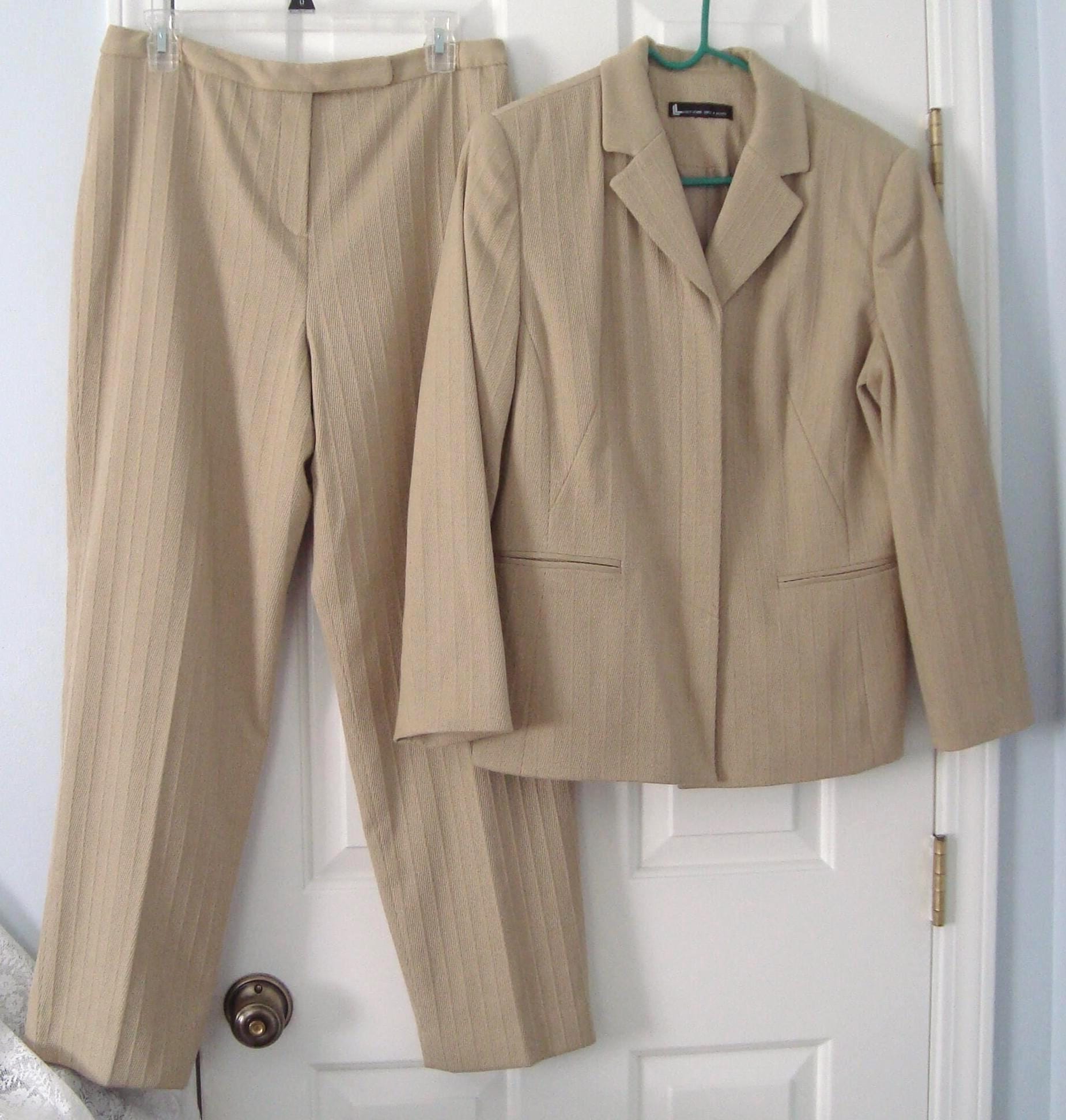 Blazer Femme Larry Levine, Gris Foncé, Taille 18, Automne/hiver - Très Bon état D'occasion