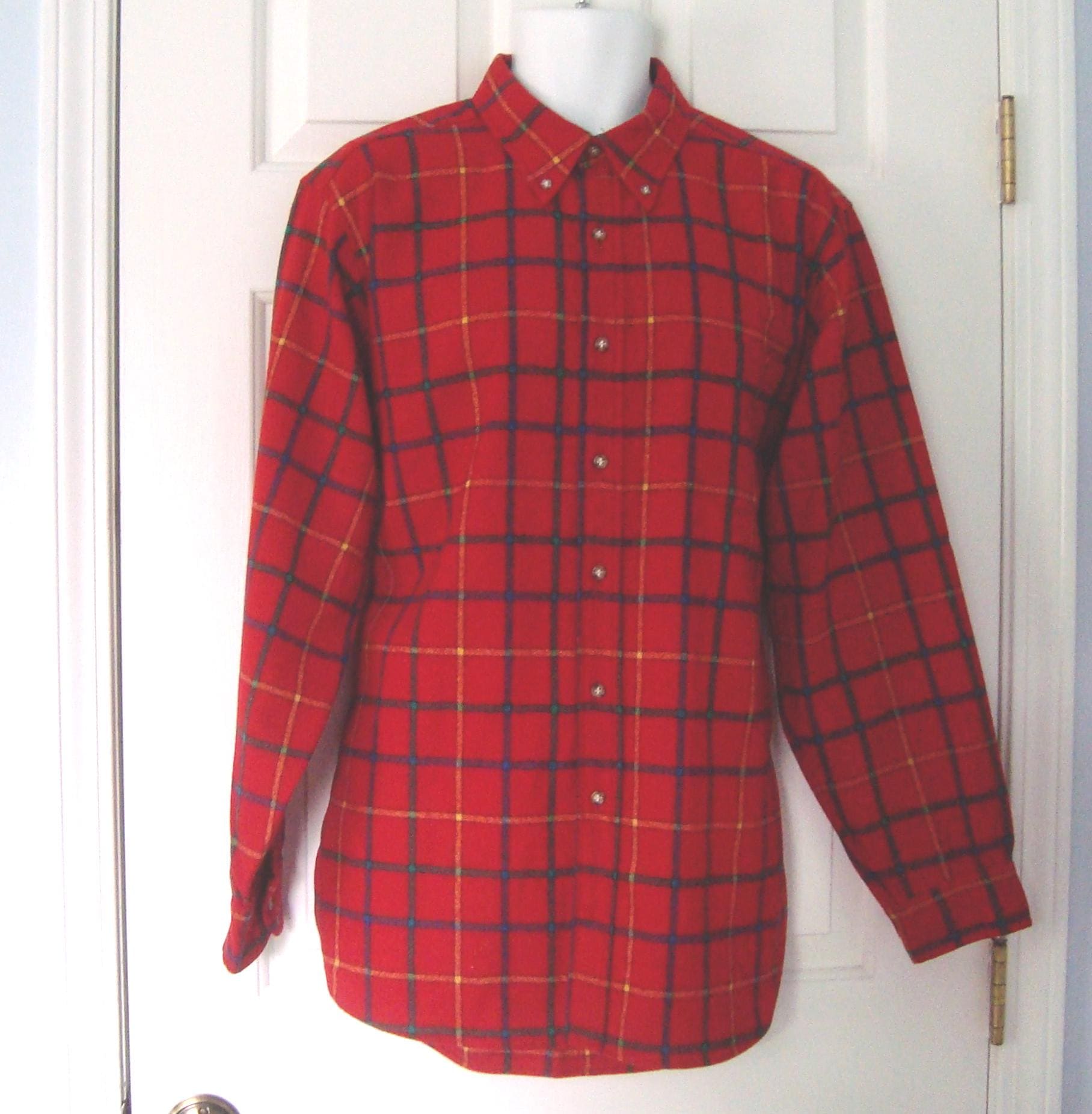 1980s Check Shirt - Etsy
