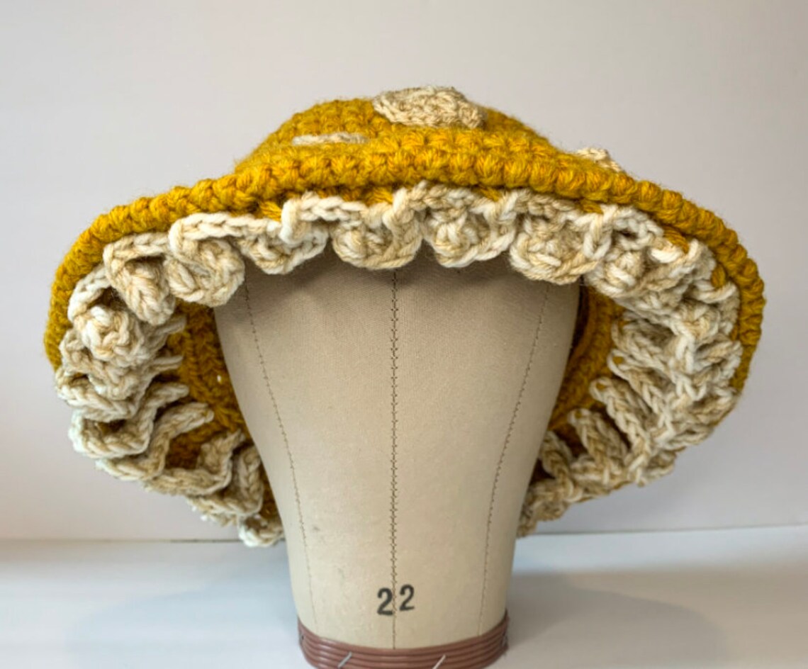 Tik Tok Hat Mushroom Hat Handmade Witch Hat Twisted Hat Etsy