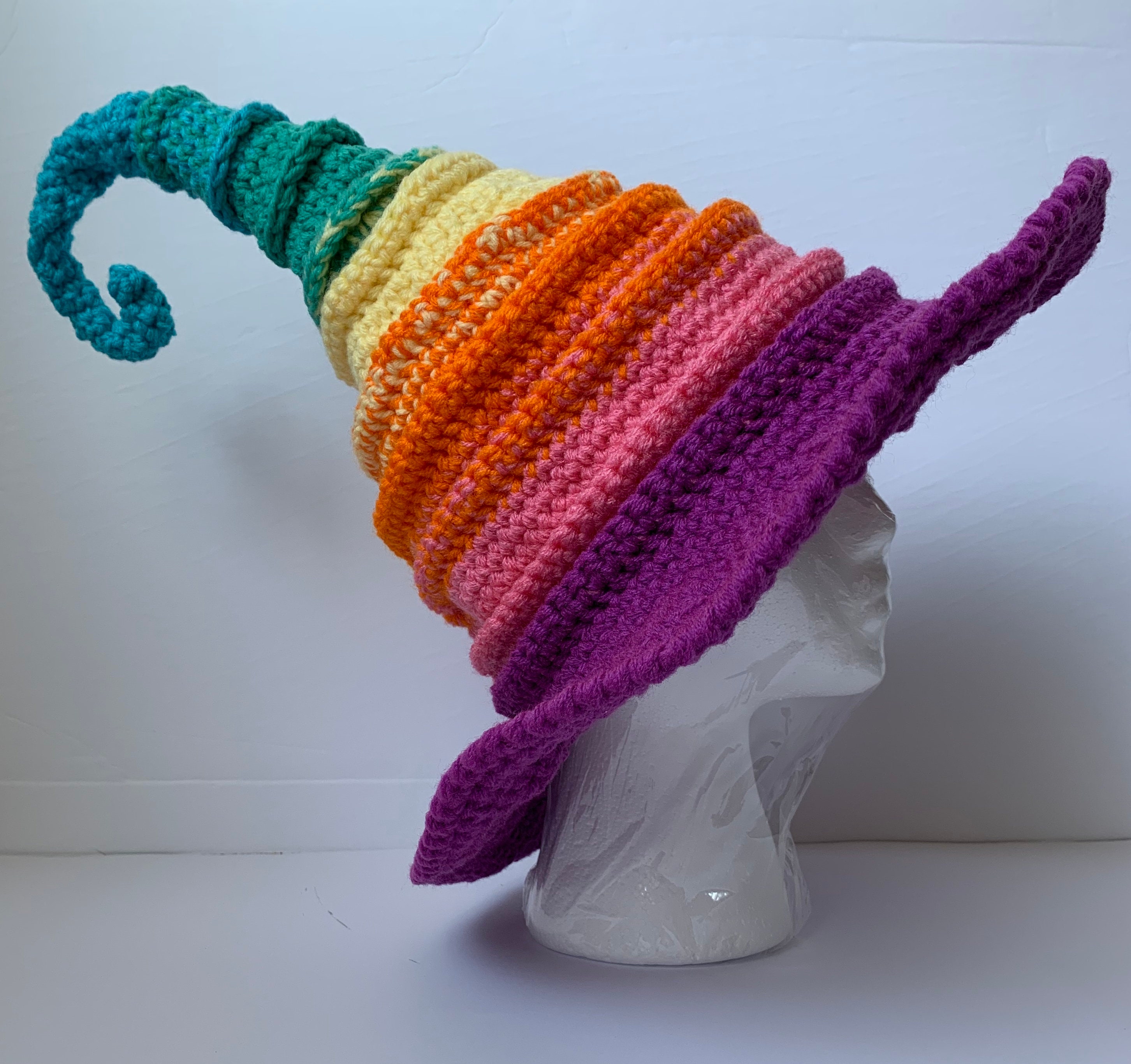 Witch hat crochet witch hat handmade witch hat Twisted Etsy
