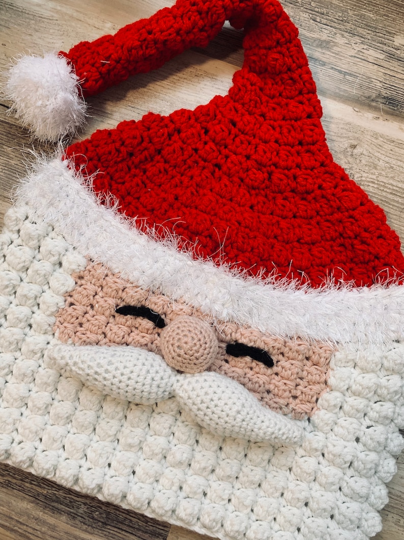 Instant Pot Santa Claus Cover Pattern Pressure Cooker Cover Pattern Crochet Santa Pattern Instant Pot Cover Appliance Cover Christmas image 2