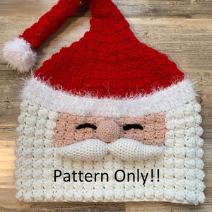 Crochet Santa Instant Pot Cover Pattern: 6/8 Quart (PDF Pattern)