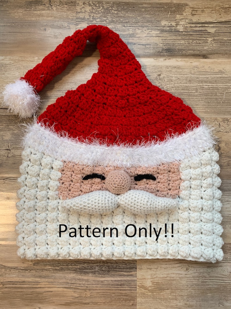 Instant Pot Santa Claus Cover Pattern Pressure Cooker Cover Pattern Crochet Santa Pattern Instant Pot Cover Appliance Cover Christmas image 1