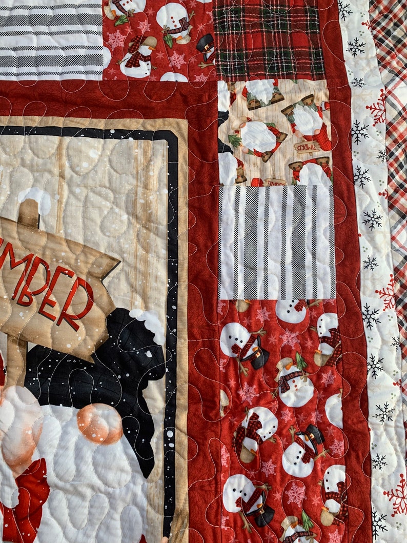 Gnome Sweet Gnome Christmas Quilted Blanket NCU0DV191 main image 0