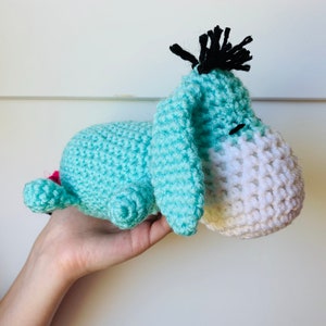 Amigurumi, Donkey crochet pattern, Little crochet donkey, knit donkey, Baby shower gift; Donkey lovie, Donkey Lovey, Scrap yarn project