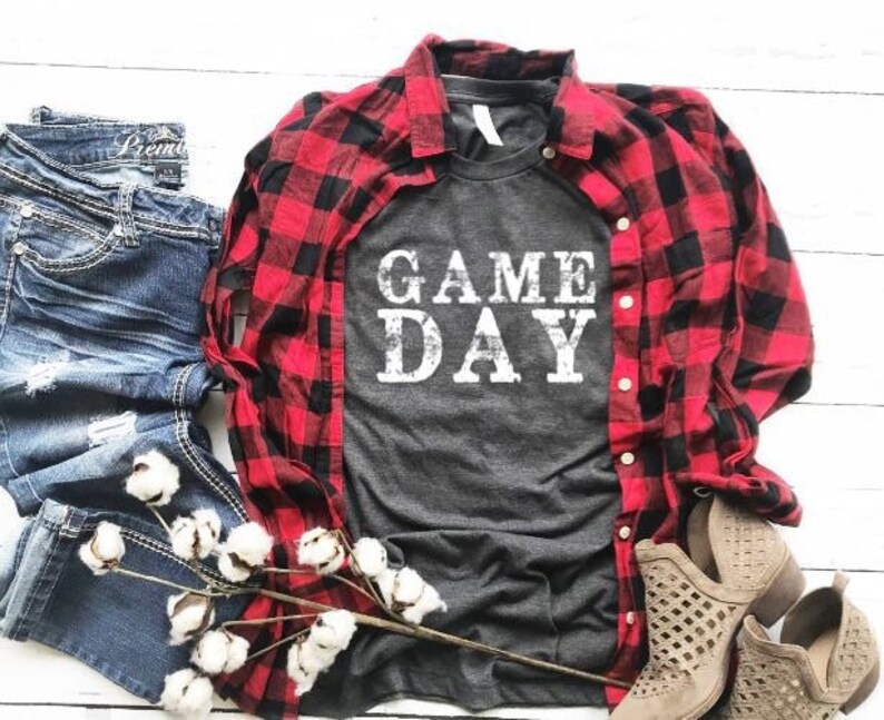 football shirt for women free shipping vintage graphic tee womens t-shirt fall graphic tee Game day graphic tee for women