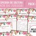 Bridal Shower Games in Spanish, Printable Shower Games, Bridal Games ...