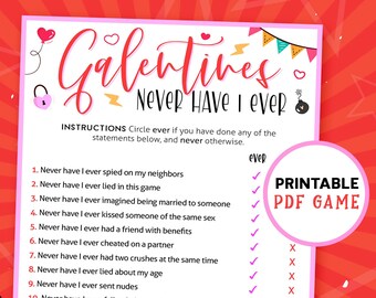 Galentines Never Have I Ever | Valentines Day Ever or Never | Ladies Night Party | Holiday Games for adults