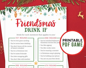 let s get lit a christmas drinking game etsy