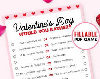 Valentines Games Would you rather | Valentines Day This or That | Virtual Zoom Party Game