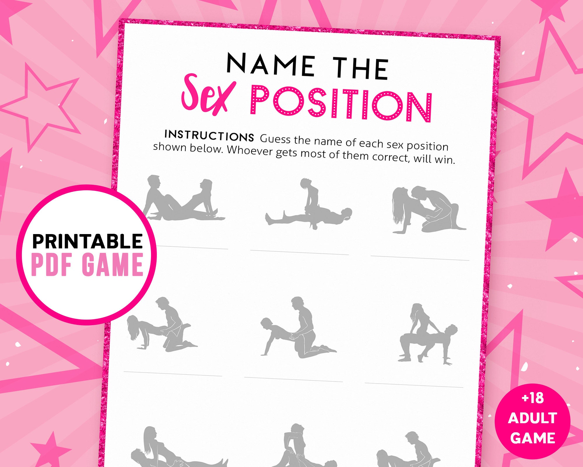 Names Of Different Sex Positions