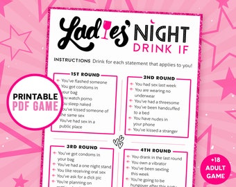 drink if game ladies night games girls night out fun etsy australia