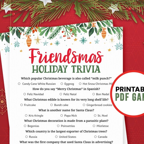 21 Christmas Games Pack Party Printable Games for Adults - Etsy