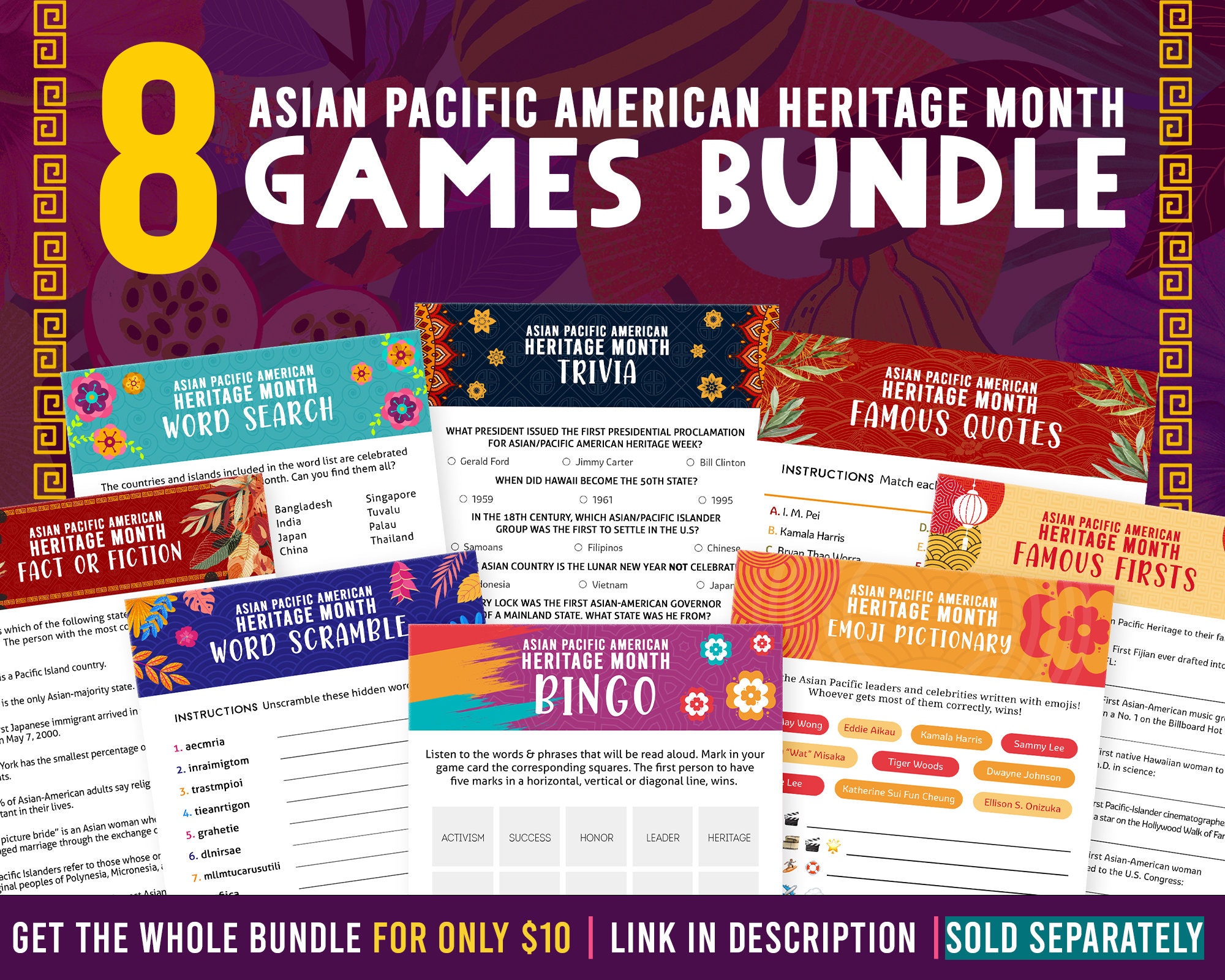 Asian Heritage Tours Bingo Southwest Management District🕣 Explore o