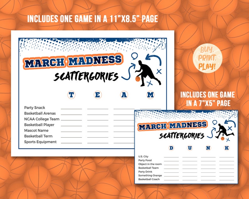 ncaa basketball tournament printable game march madness