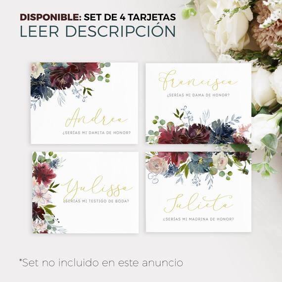 10Pcs papel de negocio romántico Tallado tarjeta de invitación de Dama De Honor Fiesta Boda