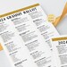 2024 Grammys Ballot for 66th Music Awards Printable Predictions Game ...