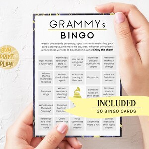 Grammy Awards Ballot 2024 Printable Music Awards Predictions Sheet ...