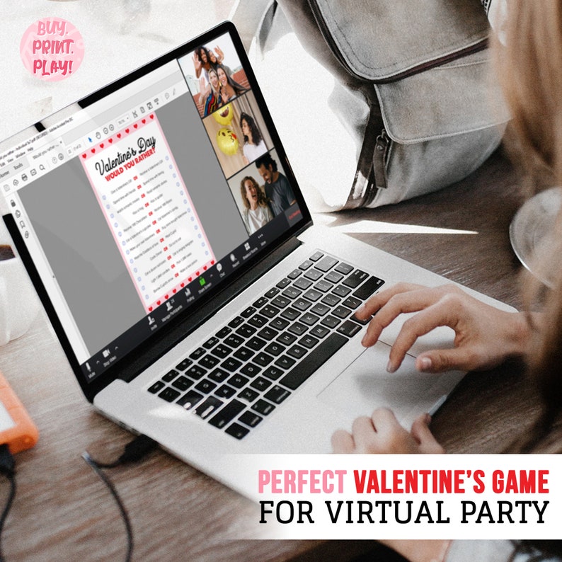 Valentines Games Would you rather Valentines Day This or That Virtual Zoom Party Game image 3