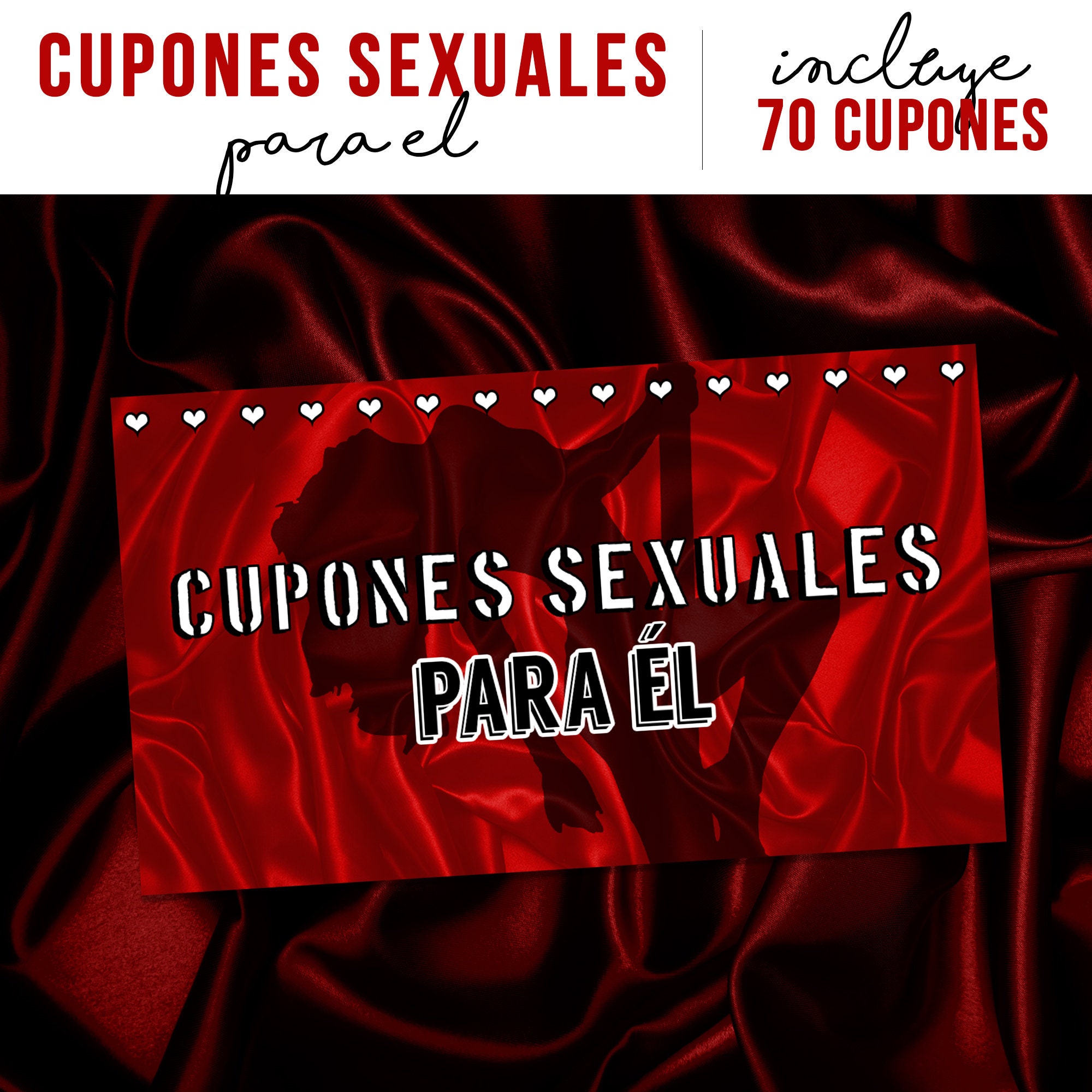 Vales Sexuales Para Él Cupones De Sexo Imprimibles Regalo De San Valentín  Sorpresa Traviesa De Aniversario Sex Coupons in Spanish 