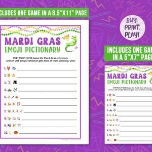 are there mardi gras emojis