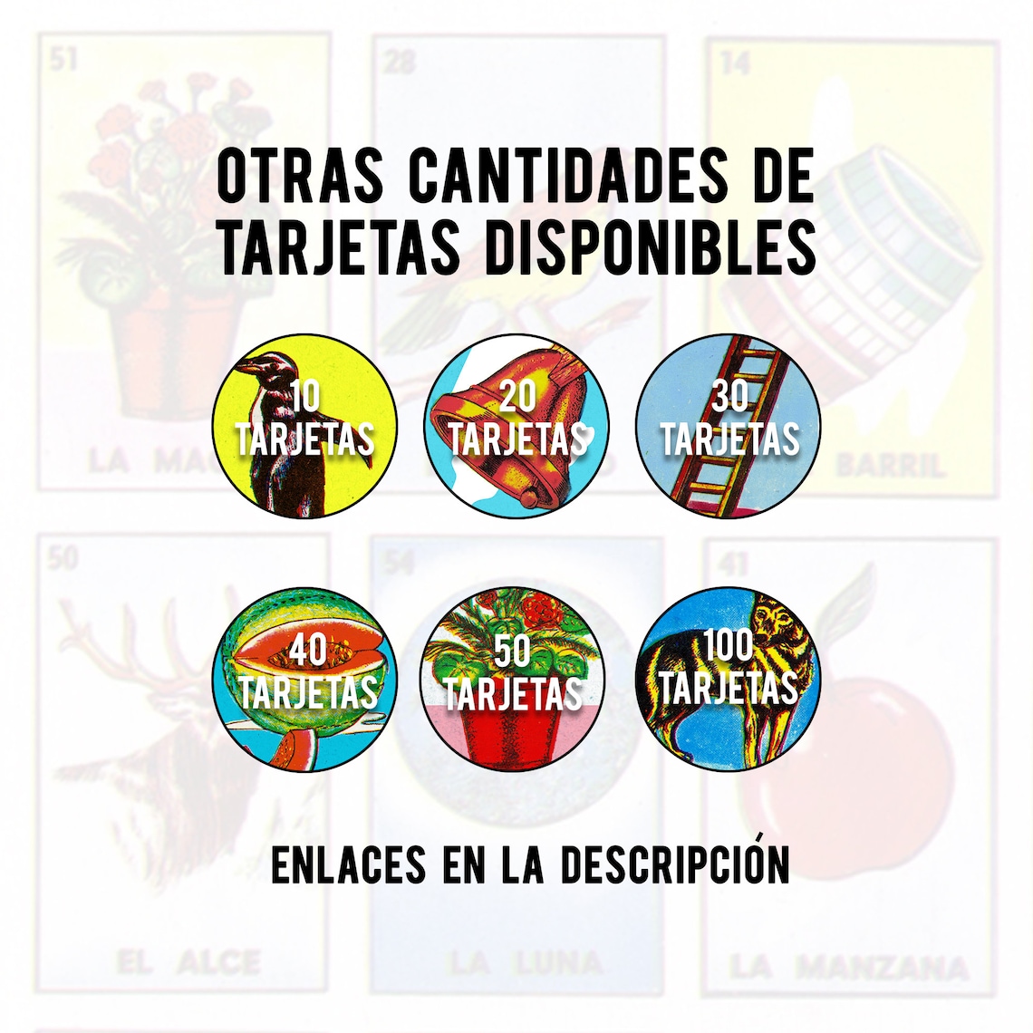 30 Printable Mexican Loteria Cards Tarjetas De Loteria - Etsy