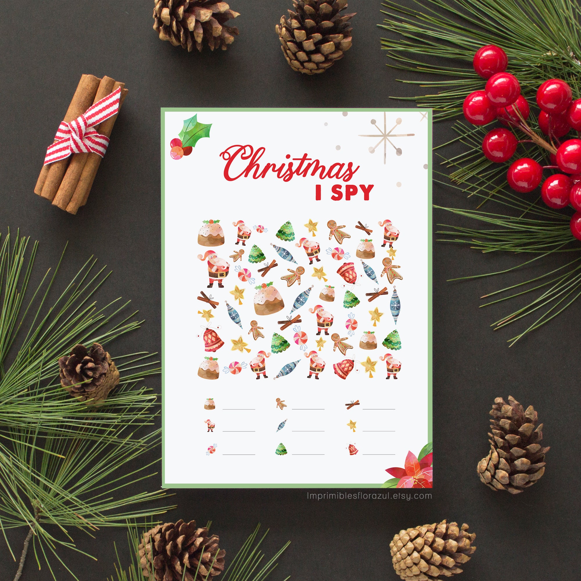 Christmas Games for kids Printable Games Includes Free | Etsy