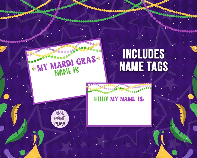 mardi gras names