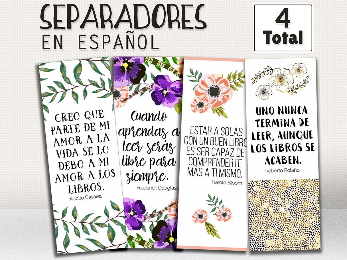 Marcapáginas para libros marcapágina separadores de libros Etsy