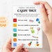 Family Reunion Candy Dice Game Family Gathering Games Printable ...