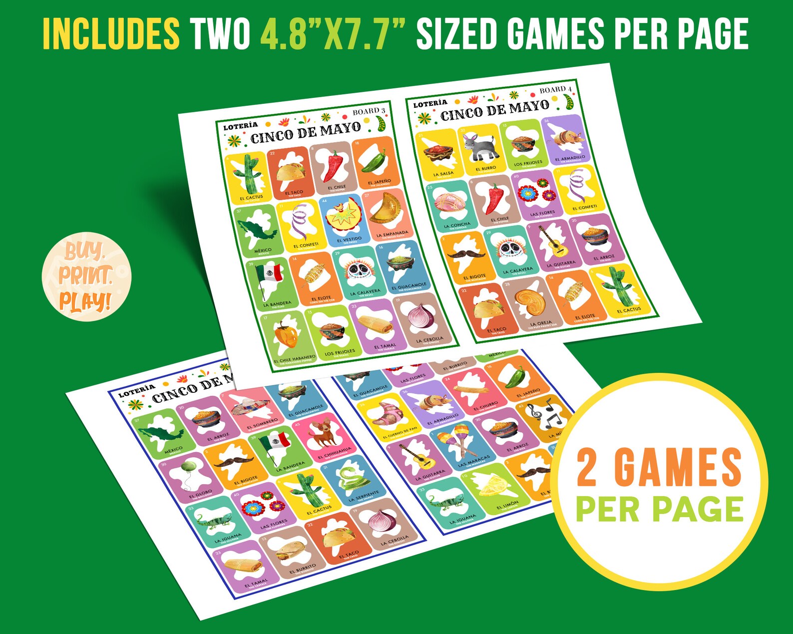 Whats Your Taco Name Cinco De Mayo Games Party Printables for Kids ...