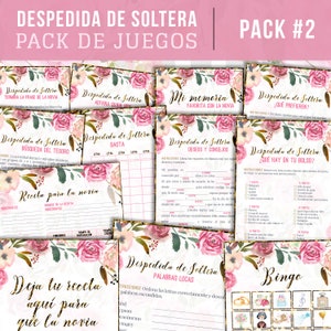 Spanish Bridal Shower Games, Juegos Despedida De Soltera, in Spanish ...