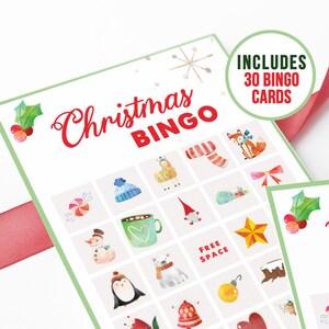 Christmas Games for Kids Printable Games Includes Free | Etsy