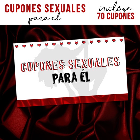 Vales Sexuales para Él Cupones de Sexo Imprimibles Regalo de San Valentín  Sorpresa Traviesa de Aniversario Sex Coupons in Spanish -  México