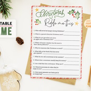 21 Christmas Games Pack | Party Printable Games for Adults | Activity ...