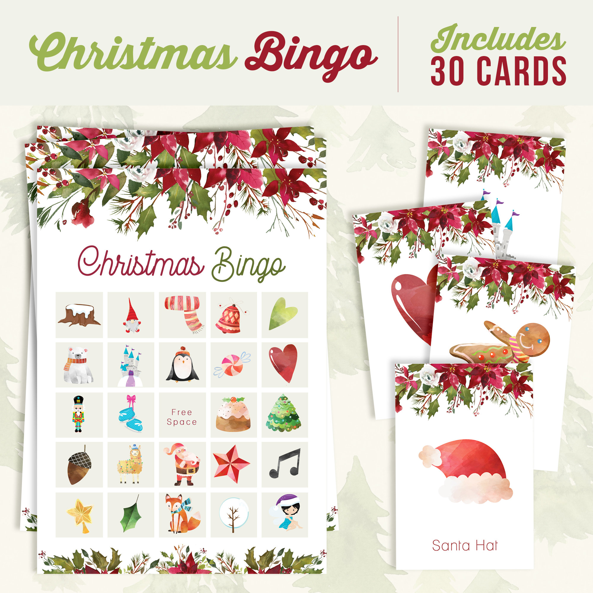 61 Christmas Games pack Christmas Party Games Printable | Etsy