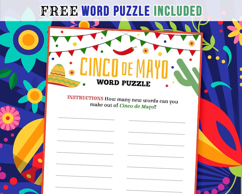 Cinco De Mayo Family Feud Printable Games for Adults - Etsy